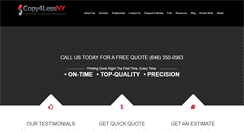 Desktop Screenshot of copy4lessny.com